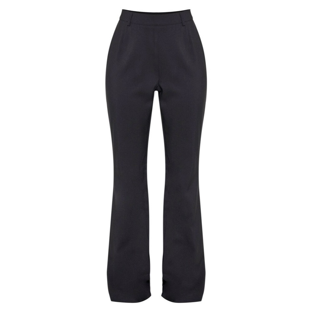 New Black Flared Leg Pants - Picture 3 of 5